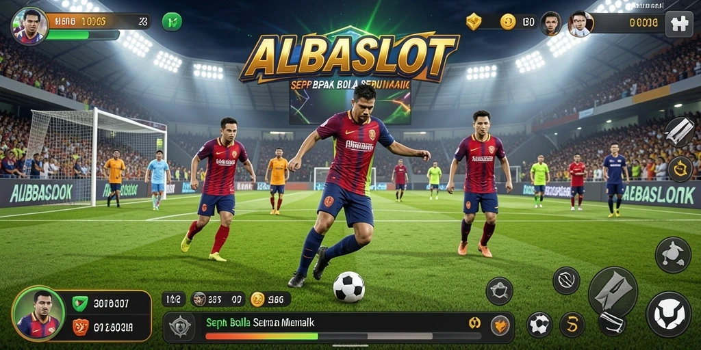Tampilan gameplay seru dari ALBASLOT yang menarik dan kompetitif.