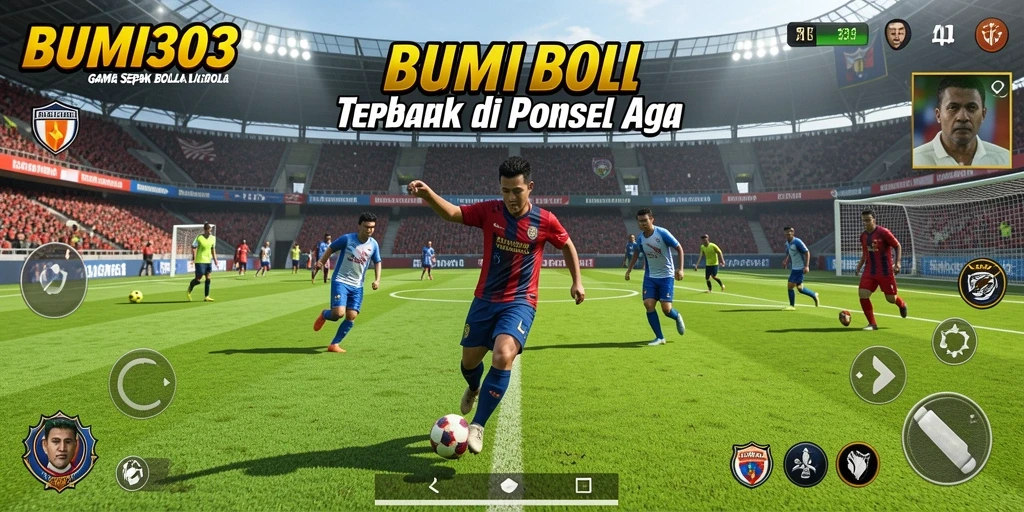 Tampilan seru BUMI303 dengan grafis sepak bola yang menakjubkan.