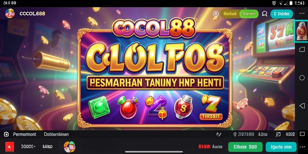 Tampilan gameplay COCOL88 yang mendebarkan dan penuh warna.