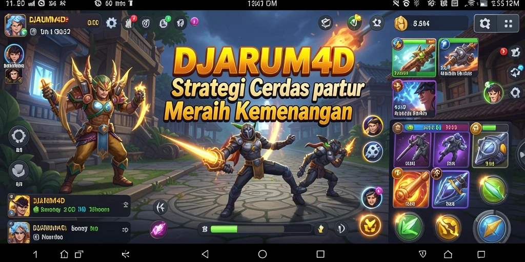 Tampilan seru gameplay DJARUM4D dengan strategi yang menantang.