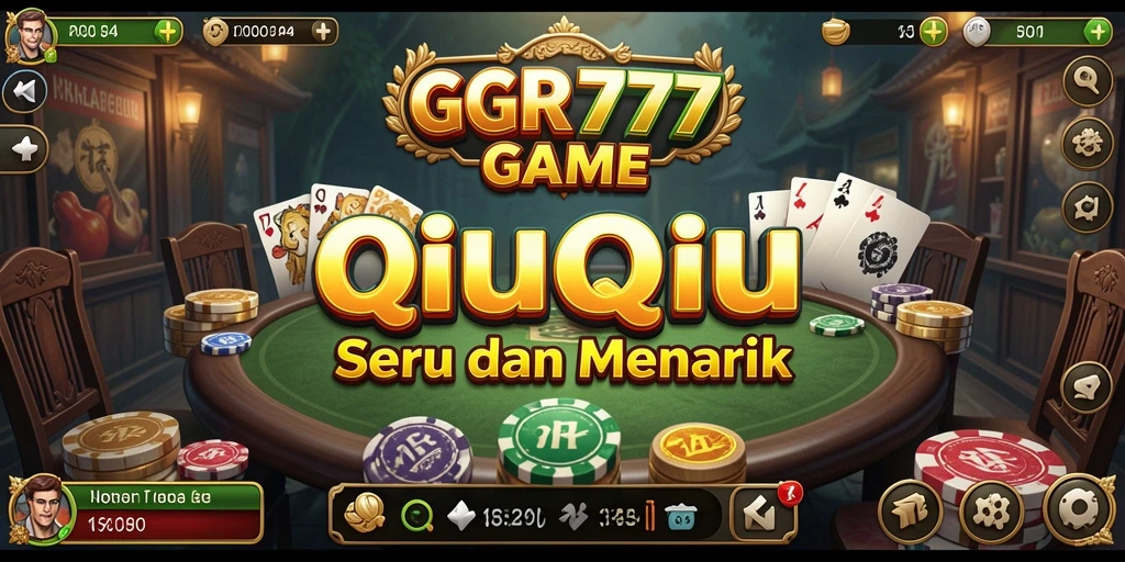 Tampilan menarik dari gameplay QiuQiu di GGR7777.