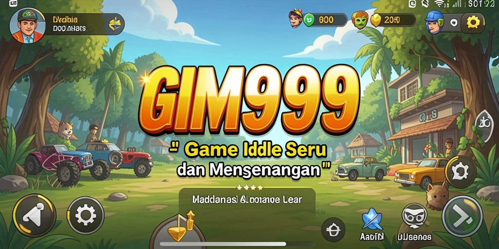 Tampilan gameplay GIM999 yang menyenangkan dan interaktif.