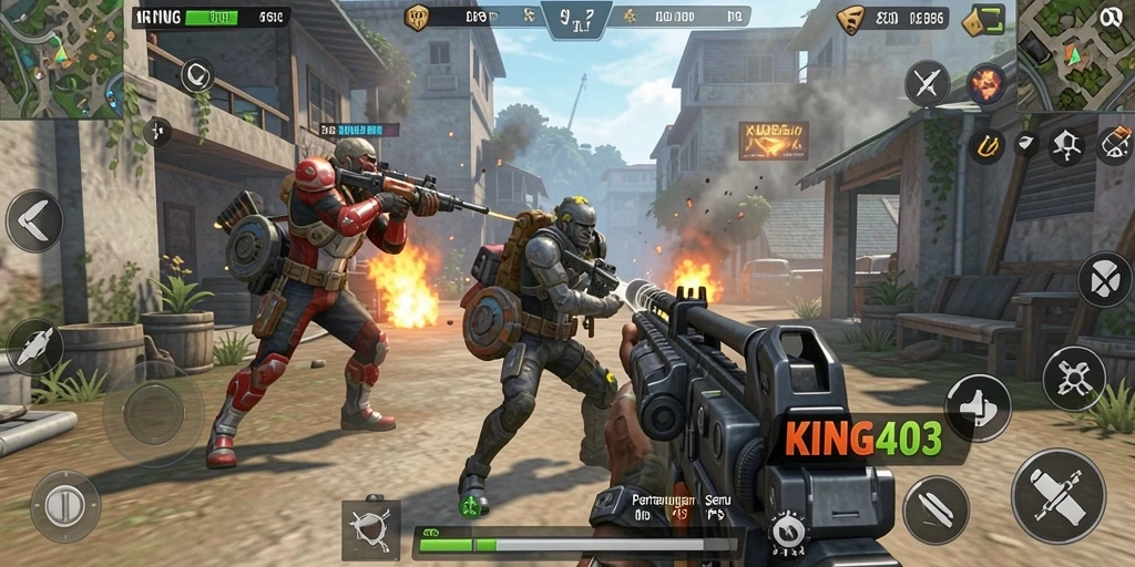 Gameplay KING403 dengan aksi seru dan strategi tim.