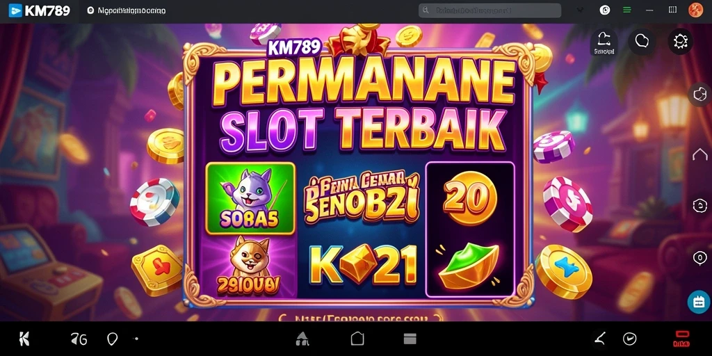 Tampilan gameplay Slot KM789 yang mengasyikkan dan penuh warna.
