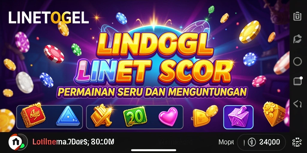Tampilan gameplay menarik dari LINETOGEL saat bermain Slot.