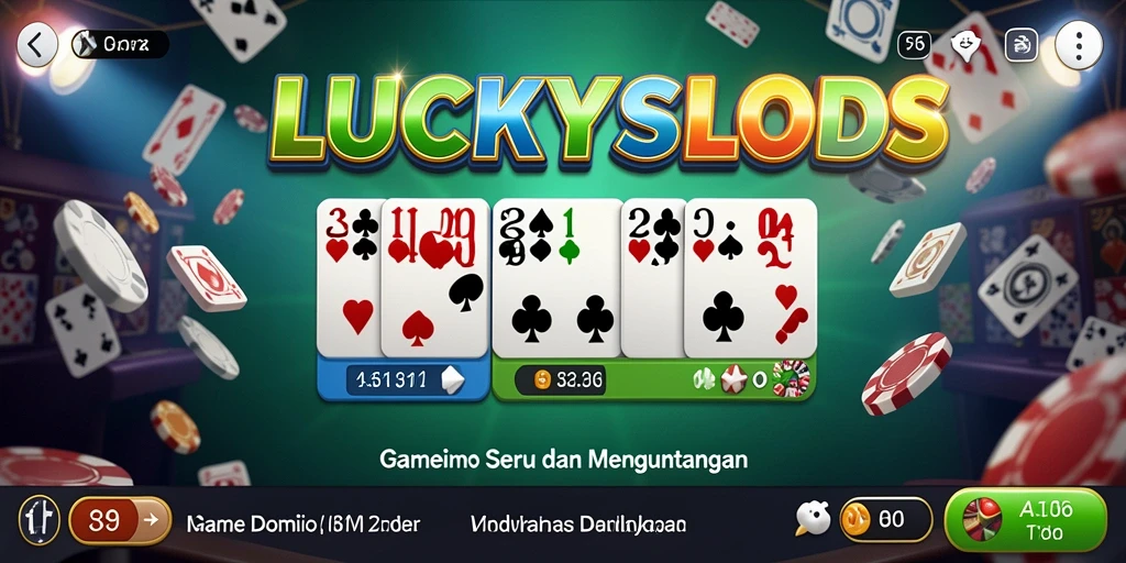 Tampilan permainan LUCKYSLOTS yang menawan dan seru.