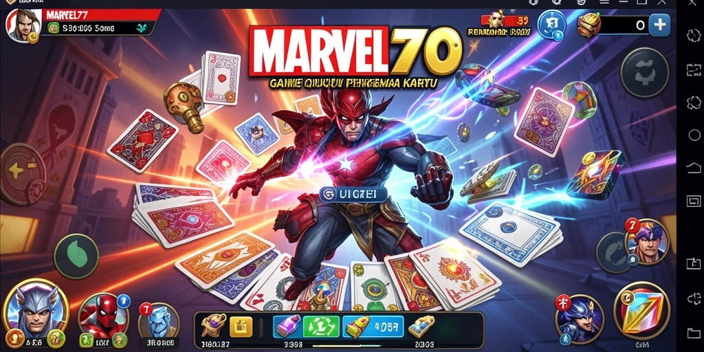 Tampilan gameplay QiuQiu yang menarik dan interaktif di MARVEL77.