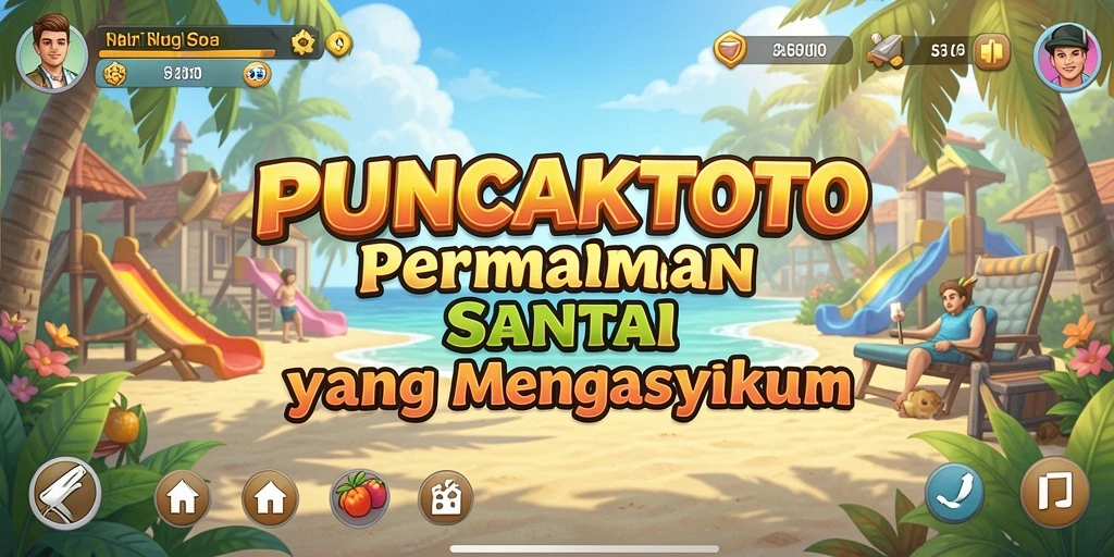 Tampilan gameplay PUNCAKTOTO yang menyenangkan dan mengasyikkan.