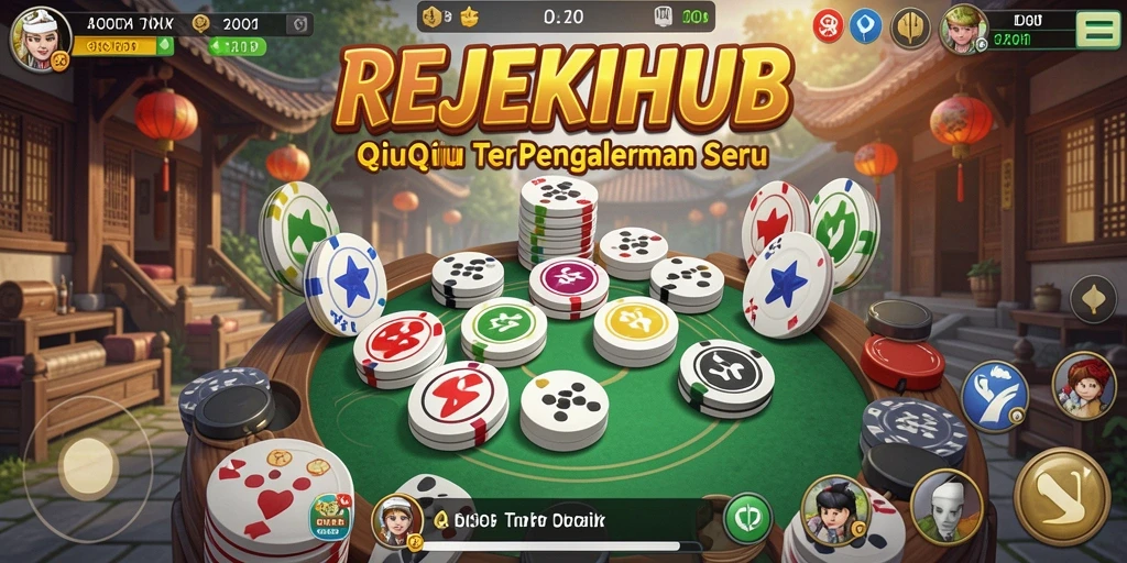 Screenshot gameplay QiuQiu di REJEKIHUB yang menarik.