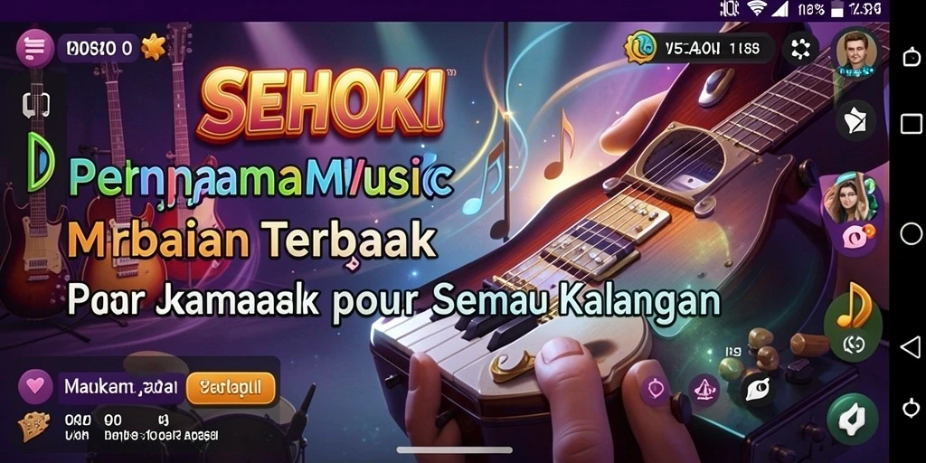 Tampilan gameplay SEHOKI yang menarik dan interaktif.
