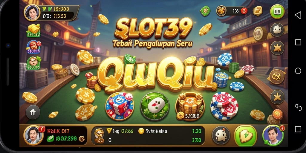 Tampilan gameplay seru dalam permainan QiuQiu SLOT39.
